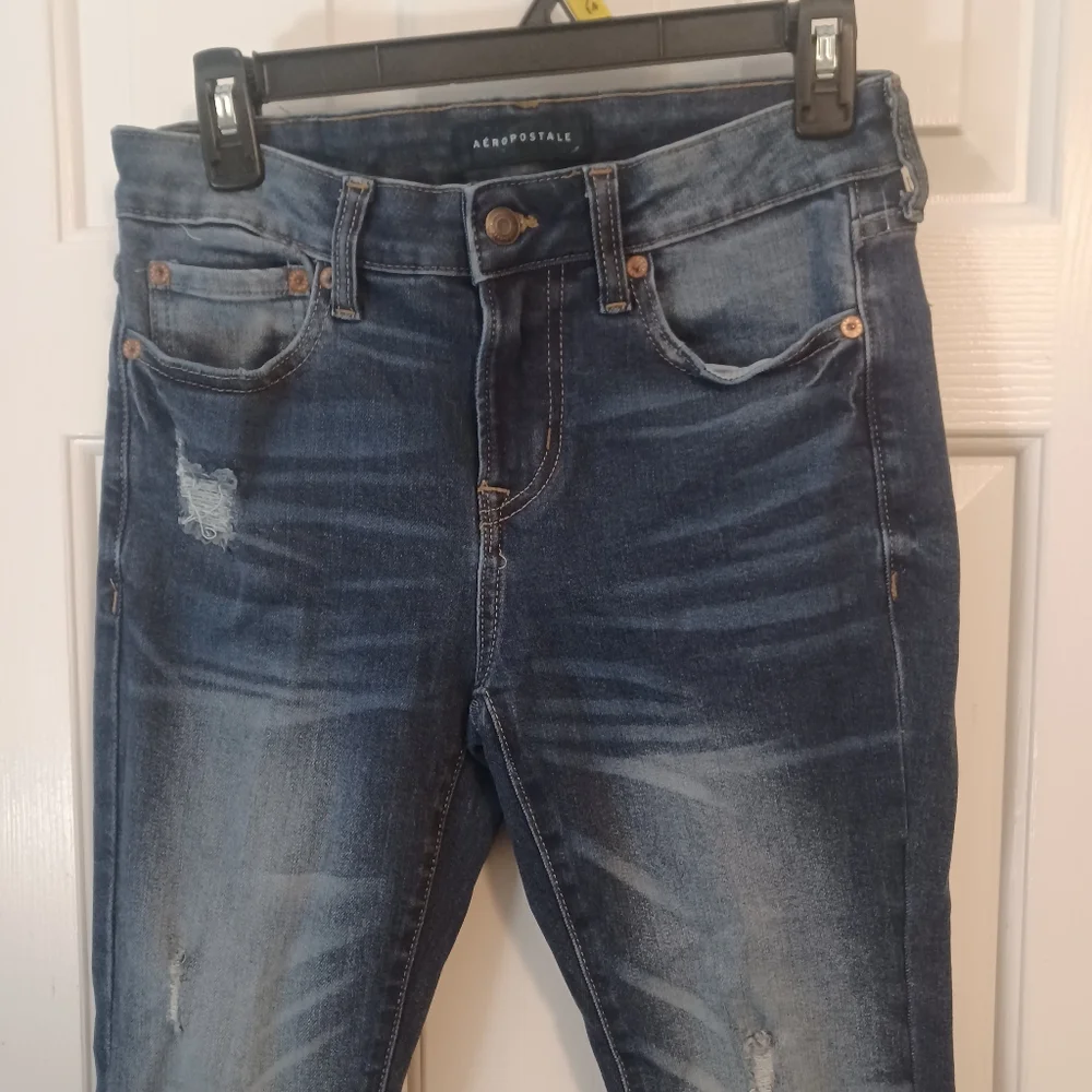 Aeropostale Men's Distressed Stretch Skinny Jeans Sz 28X32